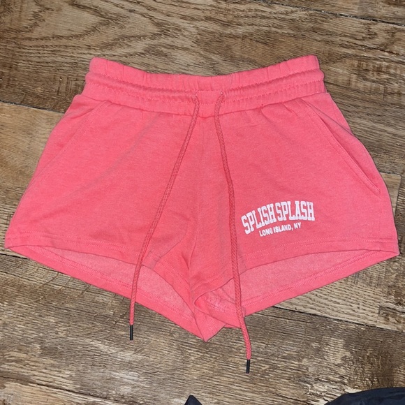 New Without Tags, LAGACI Splish Splash Hot Pink Comfy Mini Shorts - Picture 2 of 16